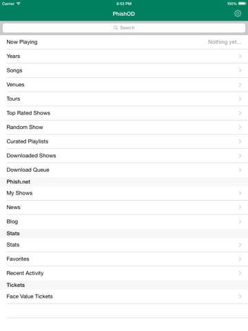 Screenshot #5 pour Phish On Demand - All Phish, all the time