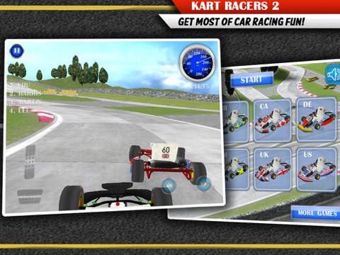 Screenshot #4 pour Kart Racers 2 - Get Most Of Car Racing Fun