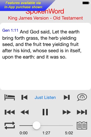 SpokenWord Audio Bible - King James Old Testament screenshot 4