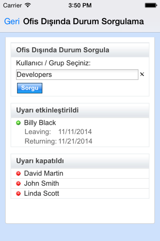 Out of Office (Lotus Notes) screenshot 4