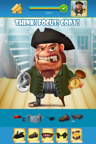 My Pirate Adventure Draw And Copy Game - The Virtual Dress Up Hero Edition - Free App screenshot 3