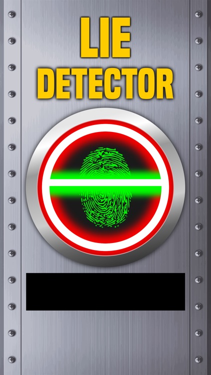 Lie Detector Fingerprint Scanner Truth or Lying Touch Test HD +