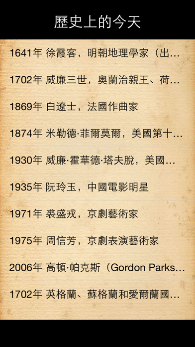 Screenshot #1 pour 歷史上的今天
