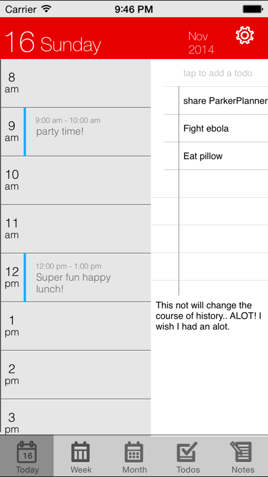 #1. Parker Planner Classic (old version) (iOS) By: Matraex