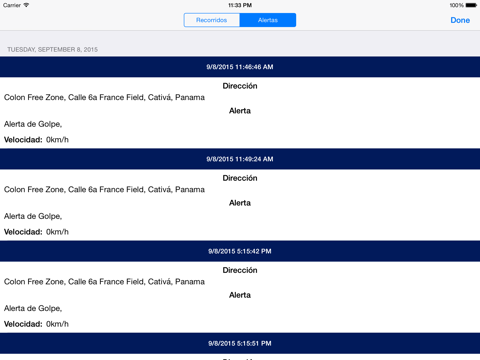 Screenshot #6 pour Nemesis GPS Tracker
