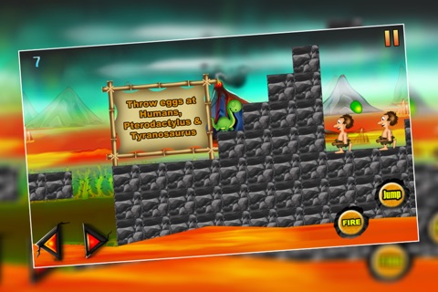 Dinosaur Island 3 : The Prehistoric Lava Mountain Adventure - Gold screenshot 2