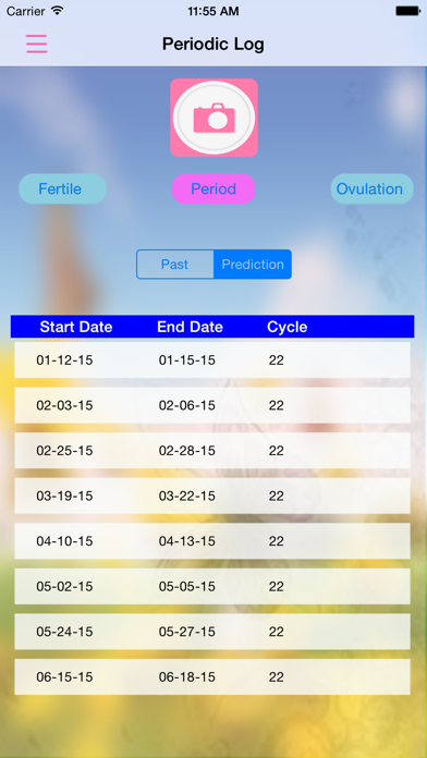 Screenshot #2 pour Ovulation Predictor