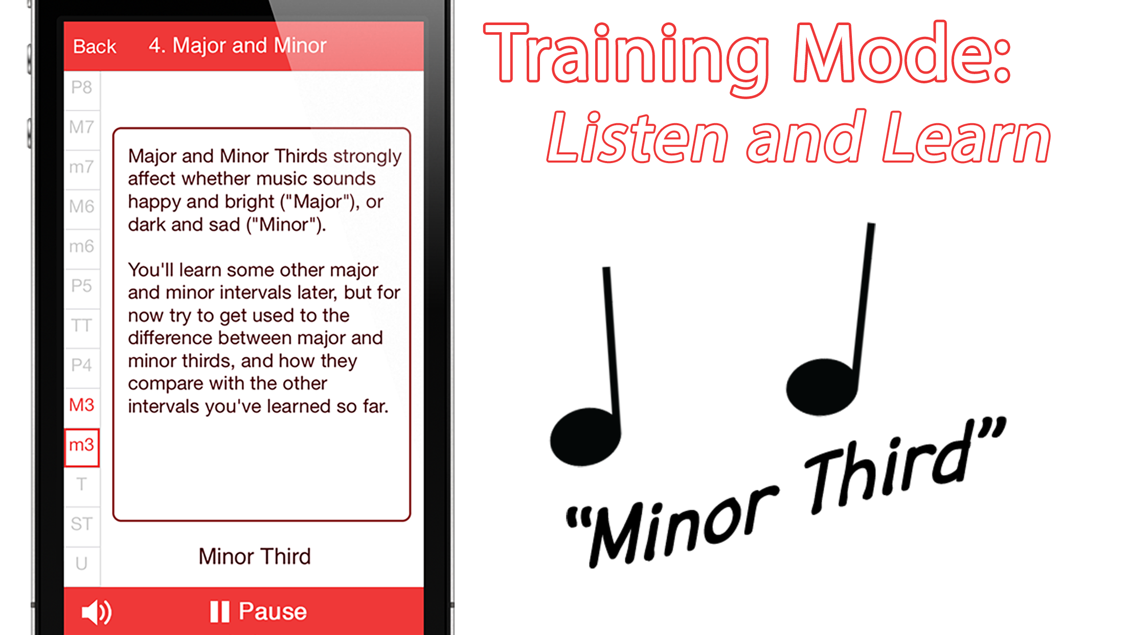Relative Pitch Free Interval Ear Training - intervals trainer tool to learn to play music by ear and compose amazing songs