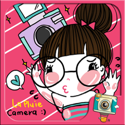 ‎La Pluie Camera by Photoup - Cute Cartoon stickers Decoration - Stamps Frames and Effects Filter photo app