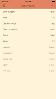 need to buy - grocery shopping list iphone screenshot 1