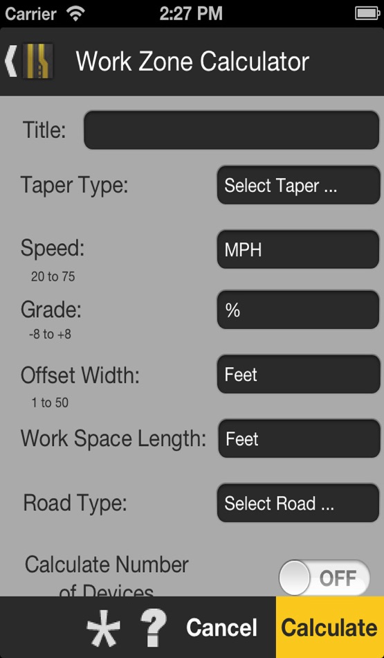 Work Zone Safety (iOS) By: Leidos