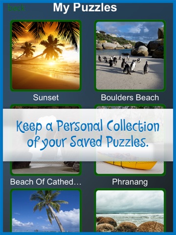 Screenshot #6 pour Plage Free Jigsaw Avec Photos Collection