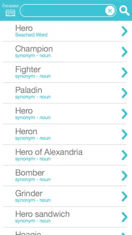 Game screenshot iThesaurus apk