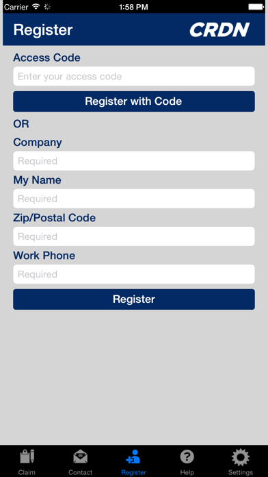 How to cancel & delete CRDN Mobile Application from iphone & ipad 2