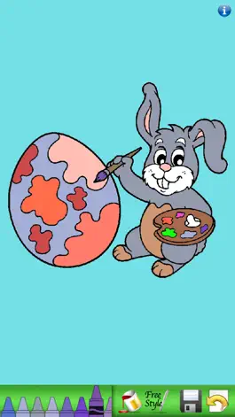 Game screenshot Easter Egg Kids Coloring Book! mod apk