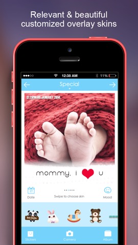 InstaB For Baby - Beautiful way to share baby’s milestones, growth and adviceのおすすめ画像2