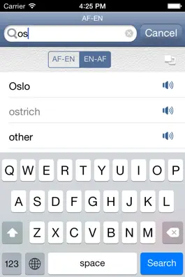 Game screenshot Afrikaans<>English Dictionary mod apk