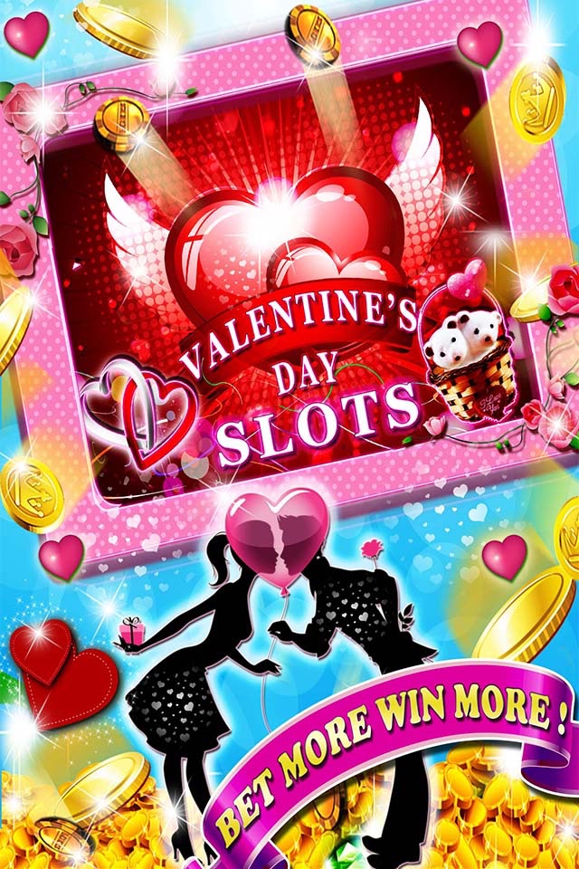 Valentine's Day Slots : Free Slot Machine Game with Big Hit Jackpot screenshot 3