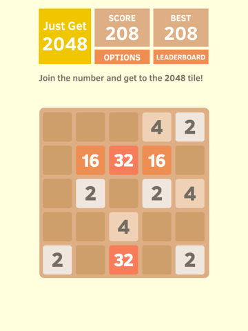 Screenshot #4 pour Just Get 2048 - A Simple Puzzle Game !