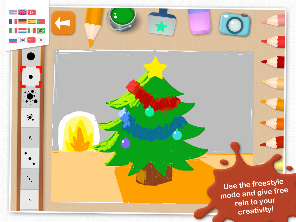 Chocolapps Art Studio - Drawings and coloring pictures for kids screenshot 10