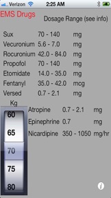 EMS Drugs Fast screenshot