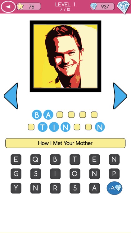 TV Series Characters PopArt Quiz