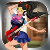 Rock star girl dressup