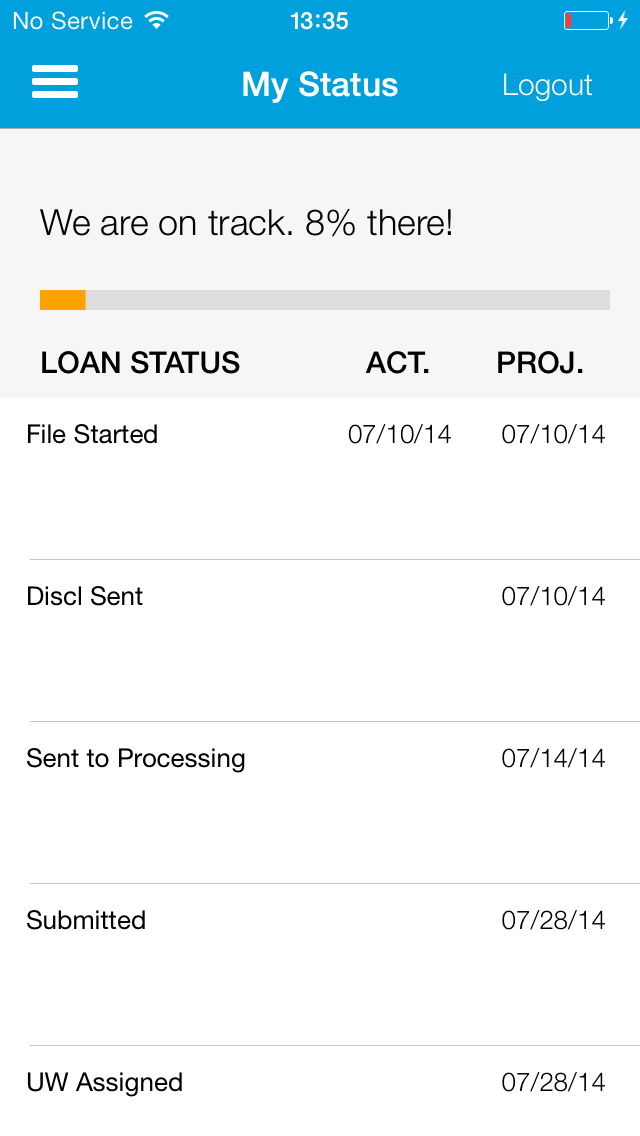 Screenshot #2 pour OnQ Mobile Mortgage