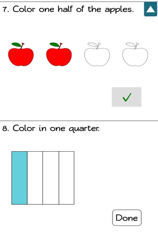 Color Fractions - 1st Grade Common Core screenshot 4