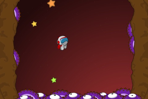 Astro Bouncer - Collect stars, and bounce around from wall to wall, but don't touch the spikes! screenshot 2