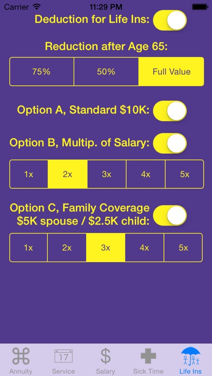 FedCalc FERS and CSRS Annuity Calculator screenshot-4