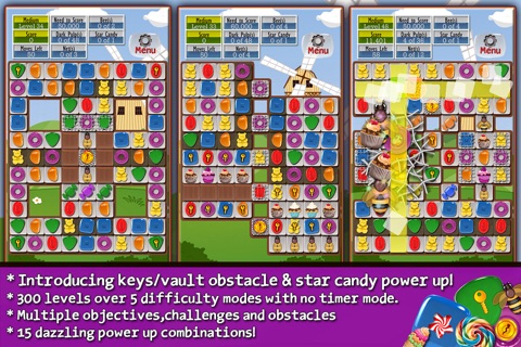Sugar Drops - Match three puzzle screenshot 2