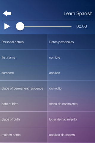 Learn SPANISH Fast and Easy - Learn to Speak Spanish Language Audio Phrasebook and Dictionary App for Beginners screenshot 3