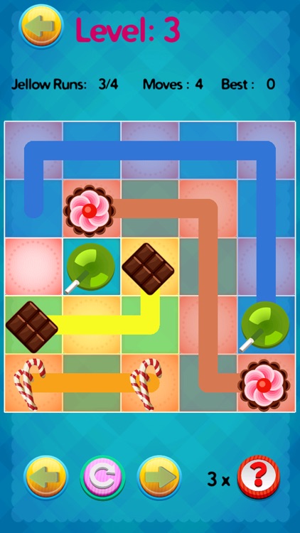 ‘ A Candy Connect Sweet Treat Path – Free Logic Game