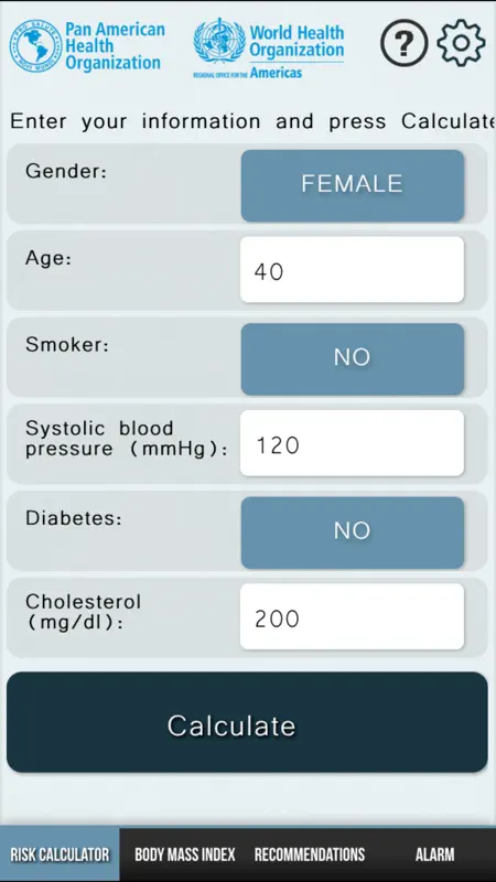 CardioCal screenshot 2 of 2