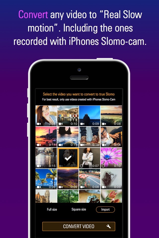 Slomogram - Slow motion for Instagram video screenshot 2
