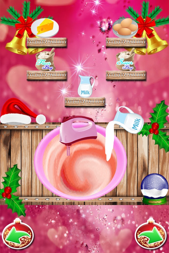 Christmas Cake Maker Salon Cooking Game screenshot 2