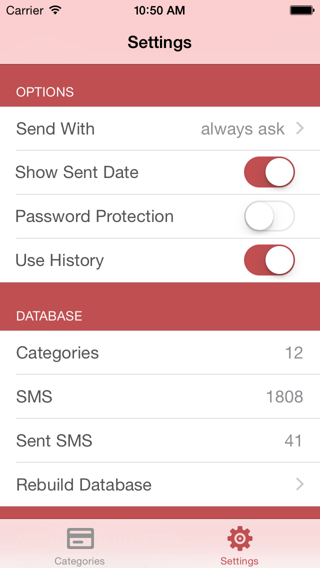 SMS Butler Pro - Your Quotes Archive