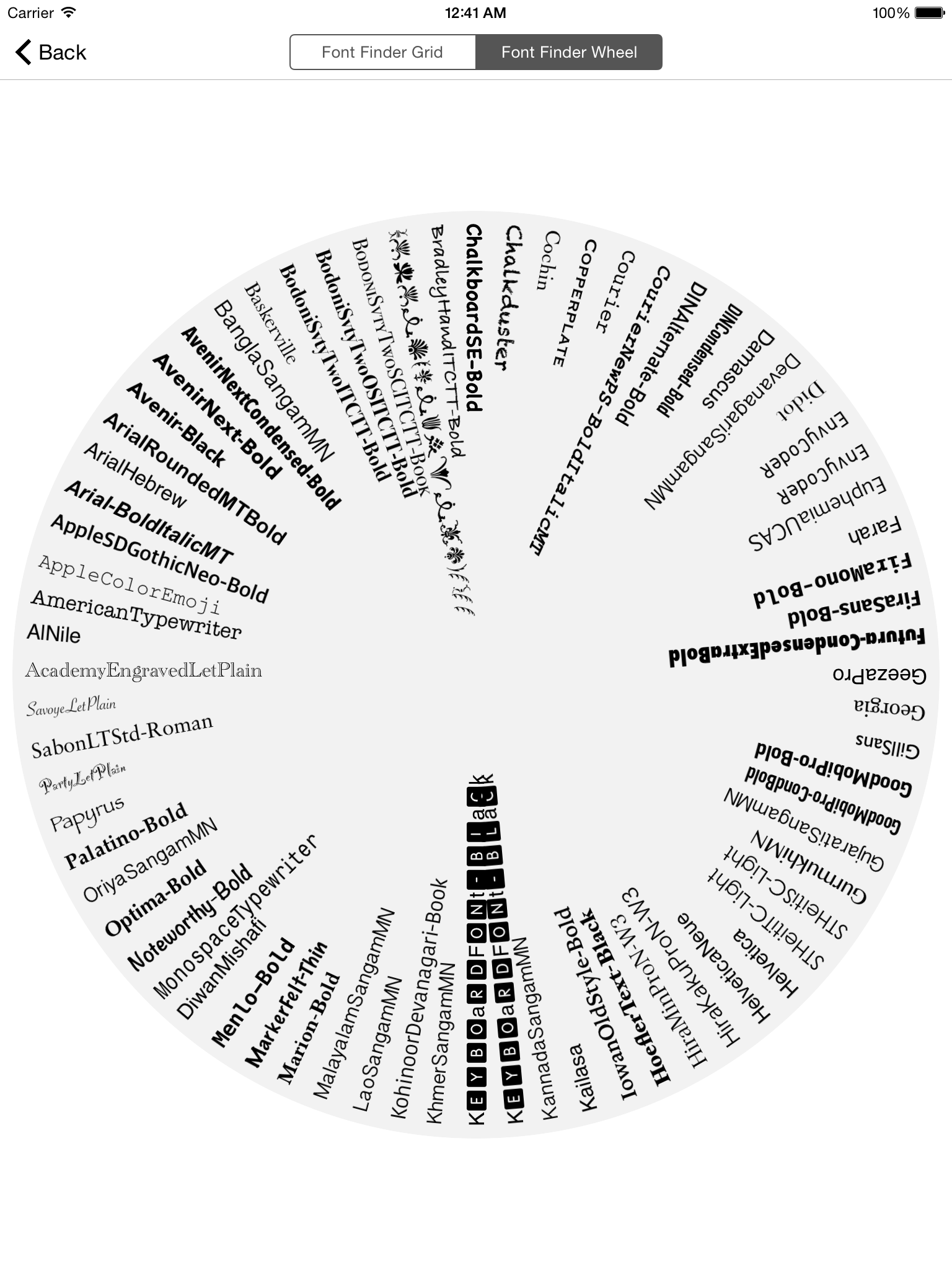 Font­ Finder