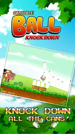 Game screenshot Arcade Ball Knockdown Toss: Flick the Can mod apk