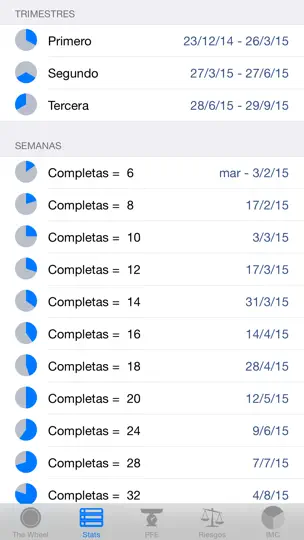 Captura de pantalla de The OB Wheel Pro 7 en iPhone 2