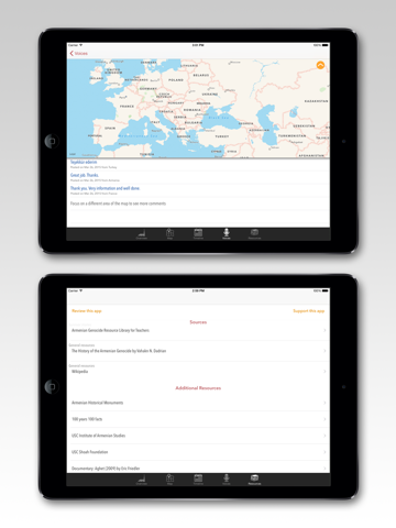 Armenian Genocide iPad screenshot 5 - Education app