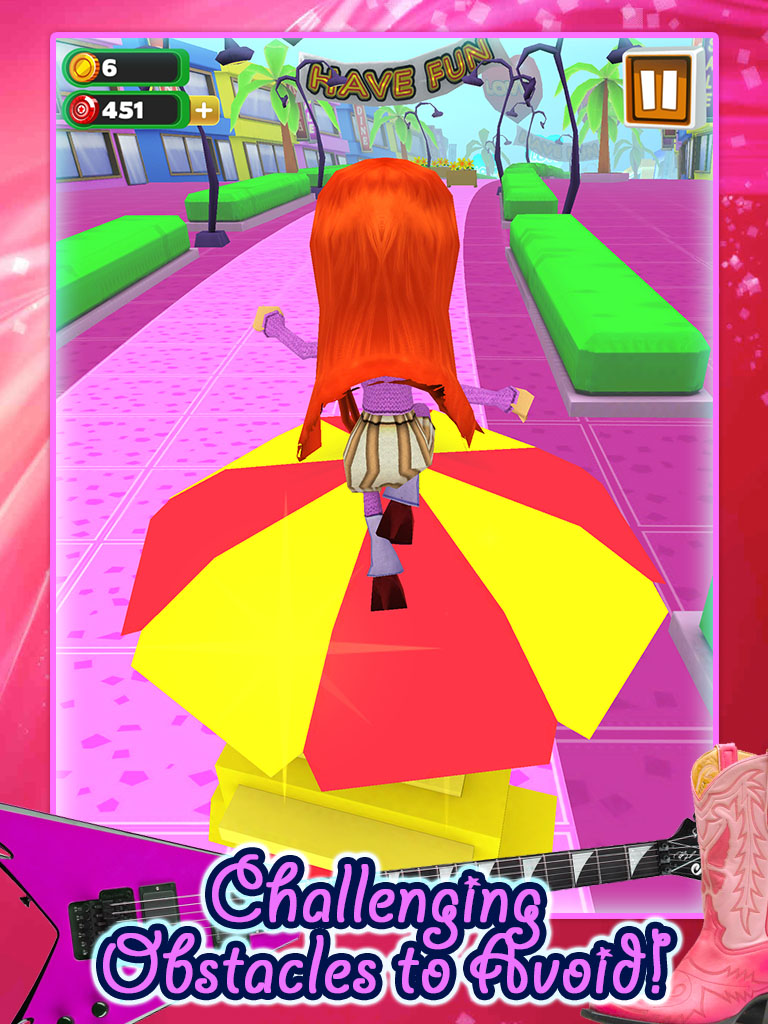 3D Fashion Girl Mall Runner Race Game by Awesome Girly Games FREE screenshot 6