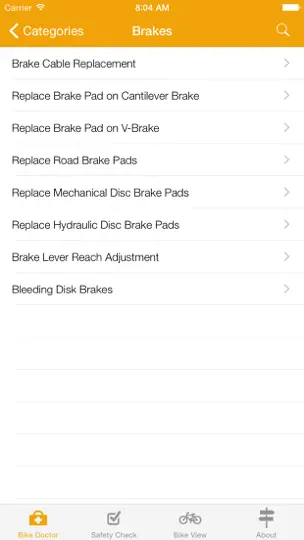 Capture d'écran de Bike Doctor - Easy Bike Repair And Maintenance sur iPhone 4