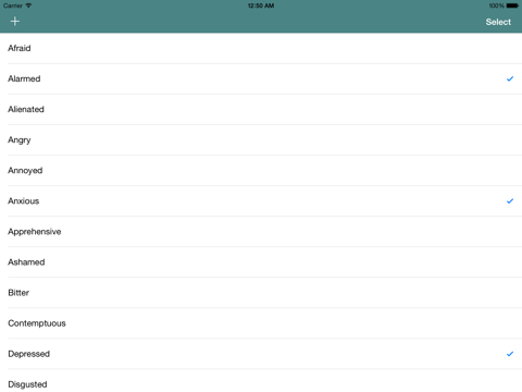 iCouch CBT iPad screenshot 3 - Health & Fitness app
