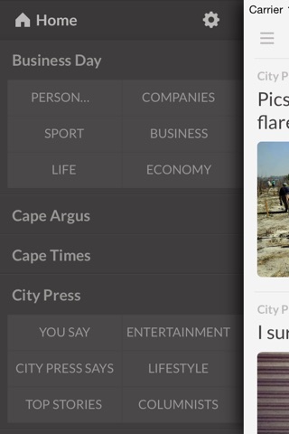 Newspapers ZA - The Most Important Newspapers in South Africa screenshot 2