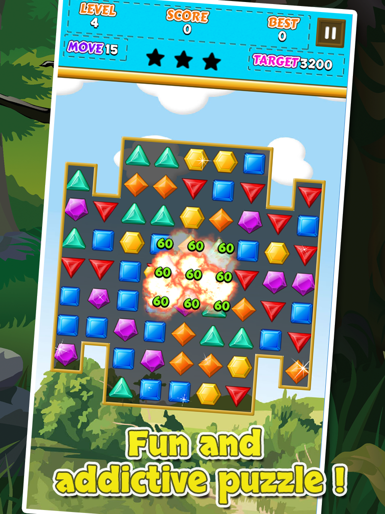 Jewel Star Match 3 game screenshot 5
