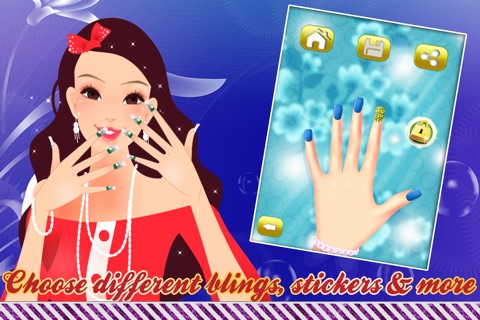 A Princess Covet Nail Fashion Salon Spa Makeover - Casual Kids game for Girls screenshot 4