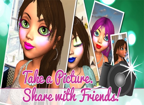 Princess Game: Salon Angela 3D iPad screenshot