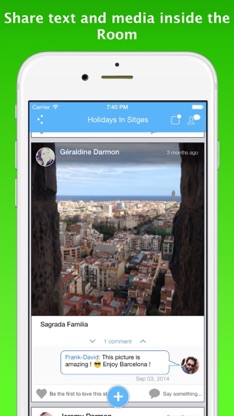 Room : your private social network with anonymous rooms screenshot 4